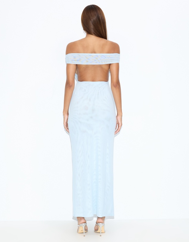 Dazie - Yacht Off-Shoulder Maxi Dress