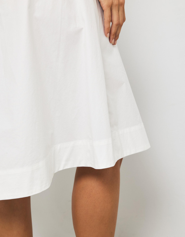 AERE - Liora Asymmetric Wrap Over Midi Skirt
