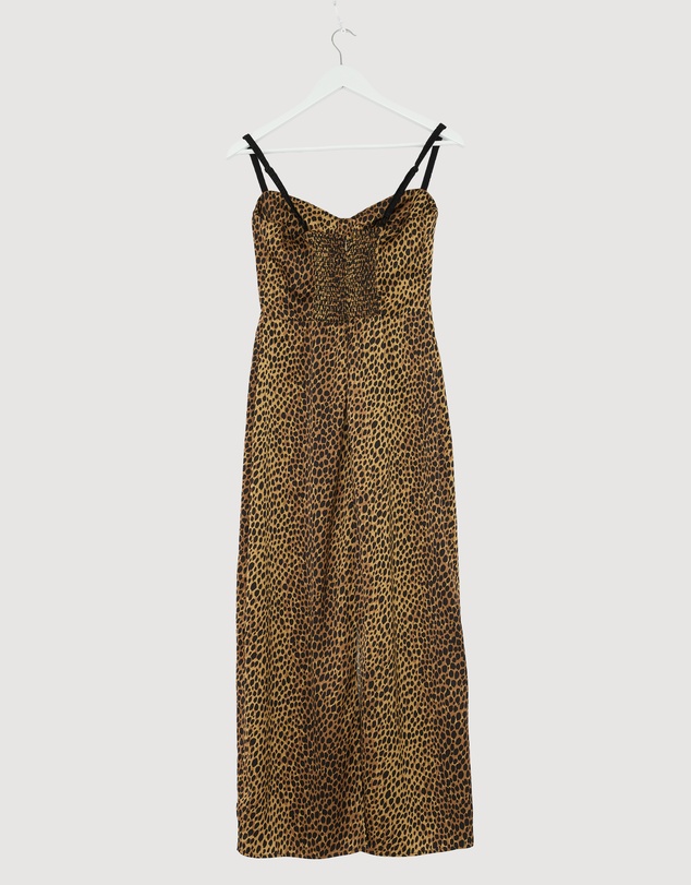 Revibe - Repaired Reformation Stormi Satin Dress - AU 8