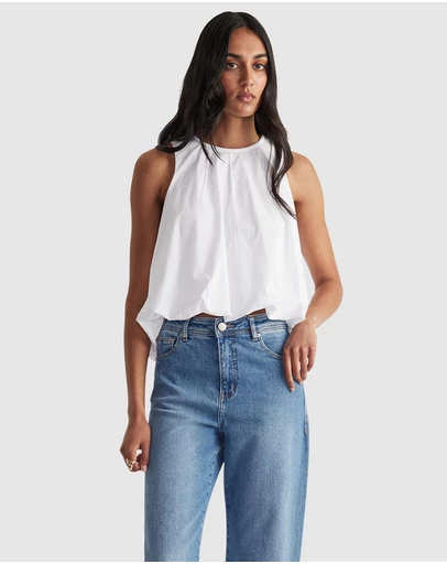Decjuba - Rey Cotton Bubble Top