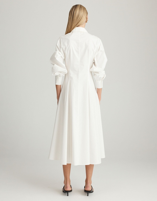 Mattir - Utility Shirt Dress White