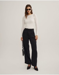 Witchery - Long Sleeve Overlay Top