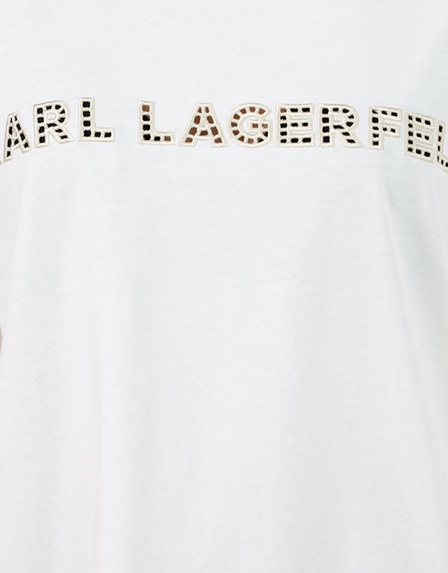 Karl Lagerfeld - Embroidery Detail T-Shirt