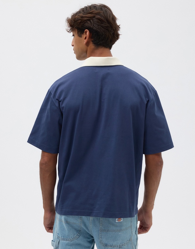 AERE - Organic Cotton SS Rugby Polo