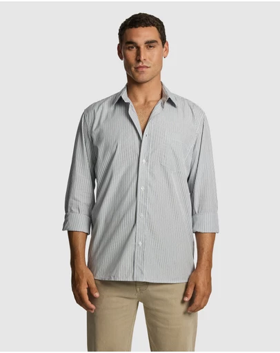 yd. - Arlo Stripe Relaxed Shirt