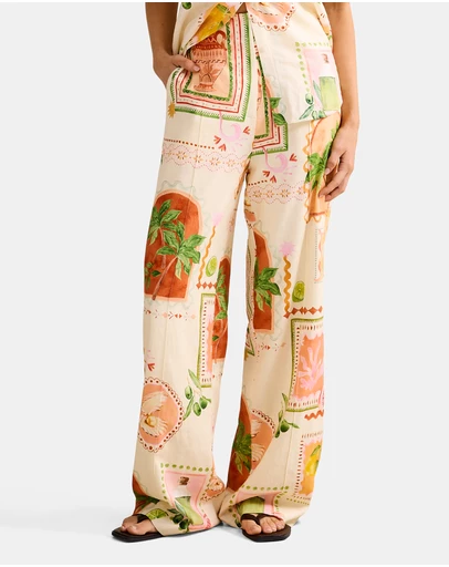 Forever New - Ola Linen Wide Leg Pants