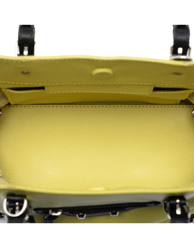 Pre-Loved by Azura Reborn - Pre-Loved Mini Bicolor Leather Papier A4 Zip Around Tote