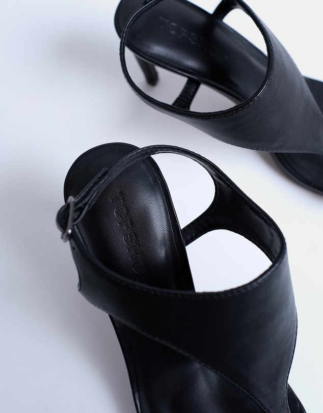 TOPSHOP - Iman Toe Loop Heeled Sandals