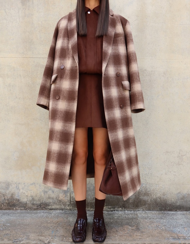ENA PELLY - Tessa Wool Blend Coat