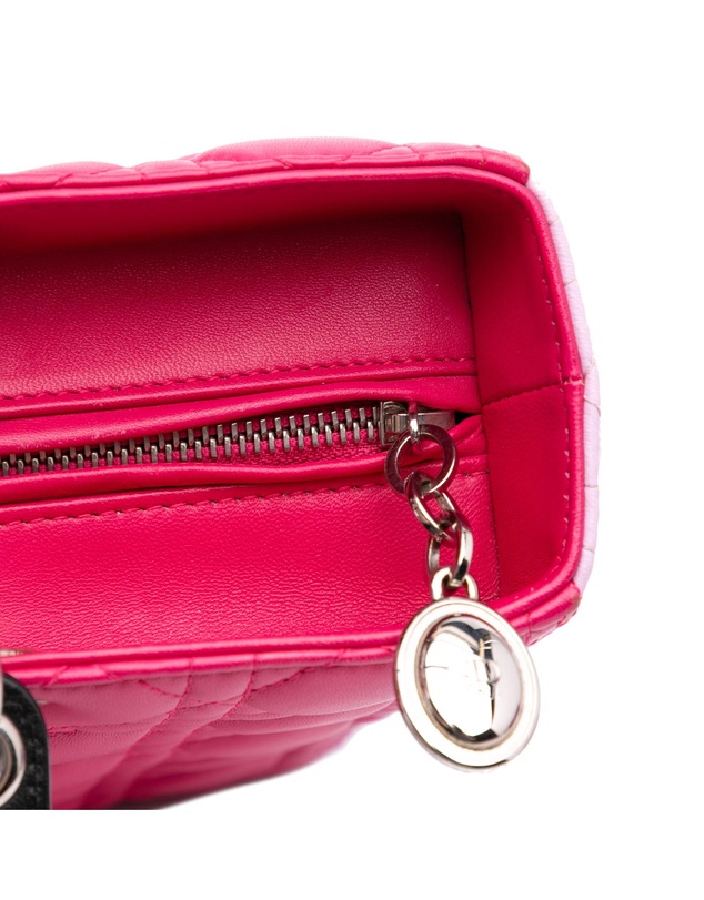 Pre-Loved by Azura Reborn - Pre-Loved Large Tricolor Lambskin Cannage Lady Dior