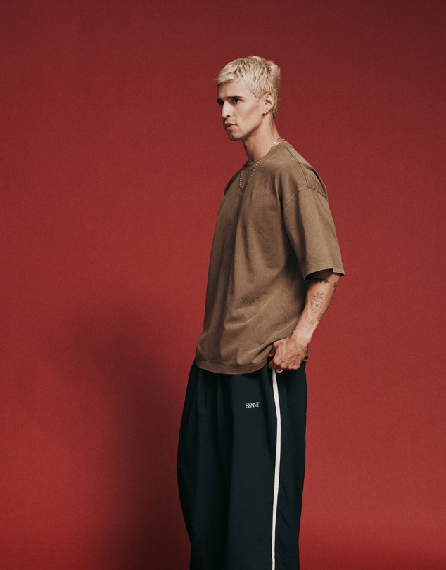 SSAINT - The Legacy Tee - Vintage Brown/Tonal Logo