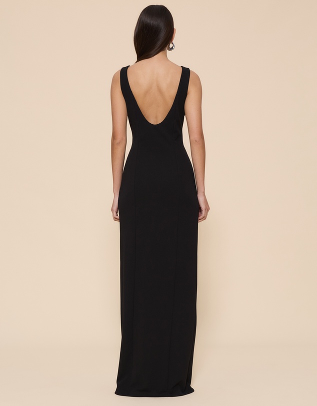 CHANCERY - Shay Boat Neck Maxi Dress With Open Back