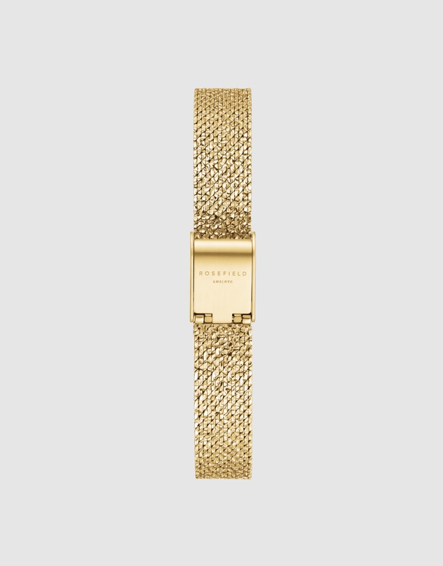 Rosefield - Ovale Gold-Tone Mesh Bracelet Watch