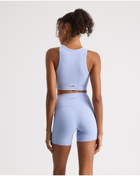 Upstate - Rib Crop - Chambray Blue