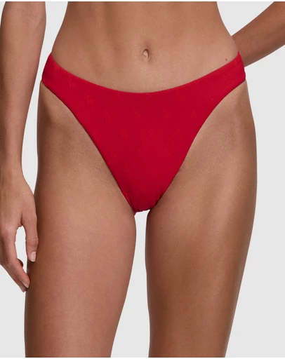 Polo Ralph Lauren - Logo Jacquard High Leg Bikini Bottom