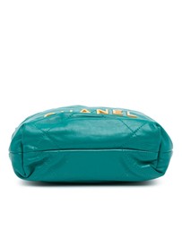 Pre-Loved by Azura Reborn - Pre-Loved chanel Chanel 22 Medium Quilted Lambskin Teal