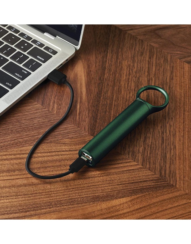 Lexon - Lexon Nomaday 3000 Mah Power Bank With Clip - Green