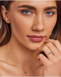 Zoe Olivia - 9K Gold Evil Eye Ring