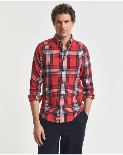 Gant - Regular Fit Windblown Flannel Check Shirt