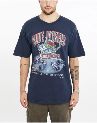Vintage by The Real Deal - Pre Loved - Vintage 90s NHL Columbus Blue Jackets Tee