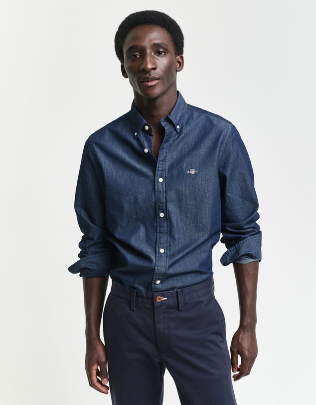 Gant - Slim Fit Indigo Shirt