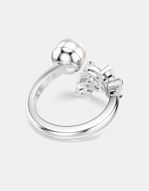 Swarovski - Mesmera:Ring Pearl Whi/Rhs