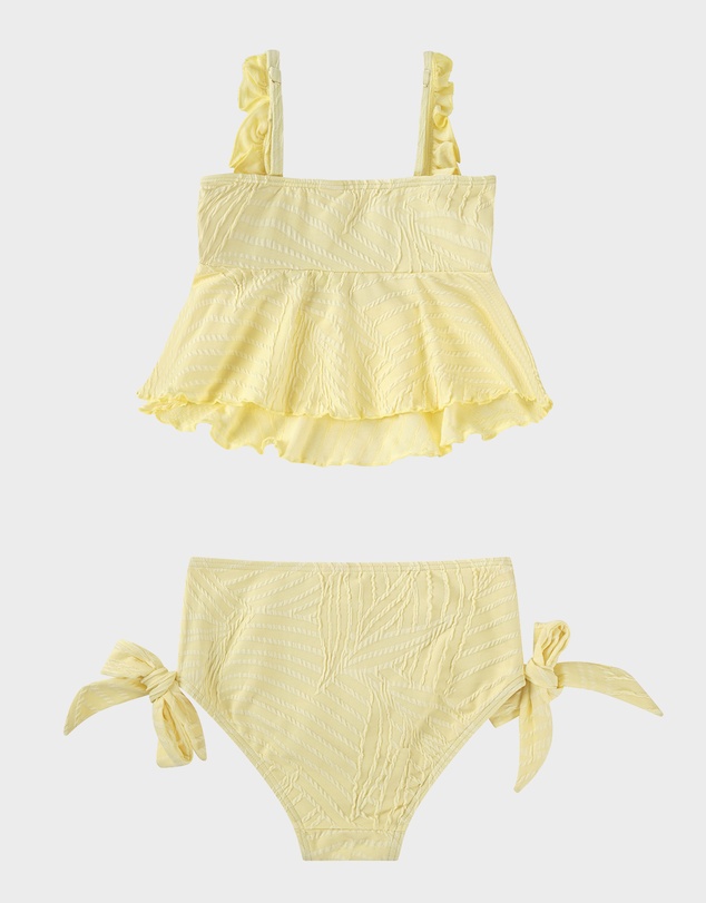 Aqua Blu Kids - Stepping Stones Frill Bikini Set - Kids