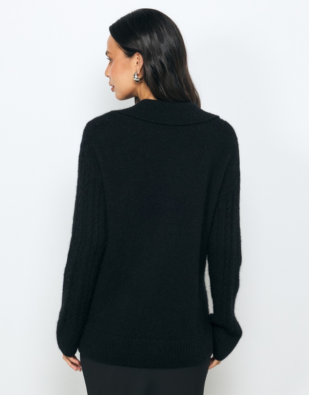 AERE - Ora Cable Polo Knit