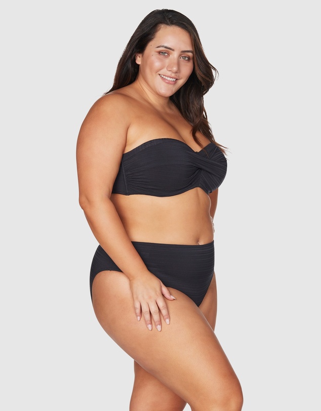 Artesands - Aria Black Botticelli Bandeau Underwire Bikini Top