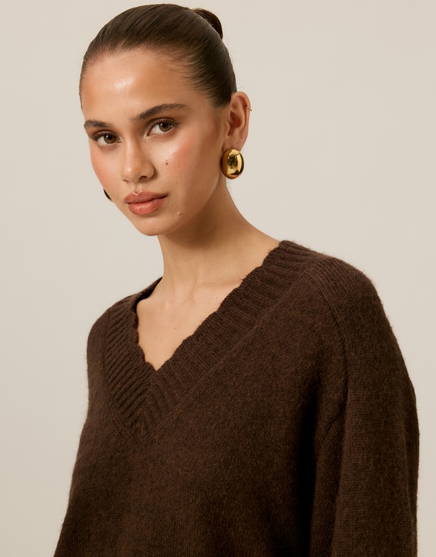 Tussah - Georgia V-Neck Relaxed Jumper