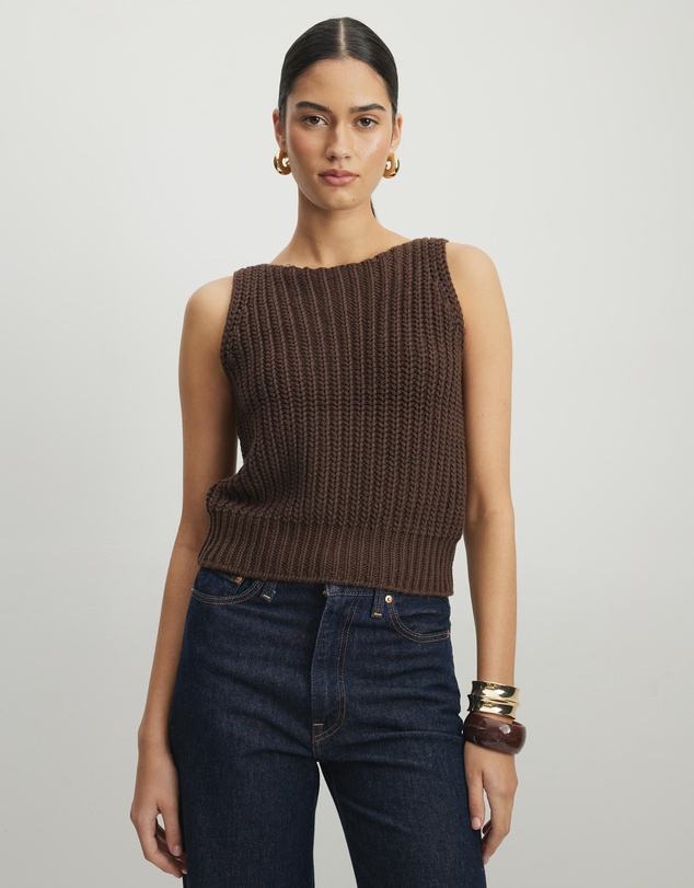 AERE - Layla Organic Cotton Vest
