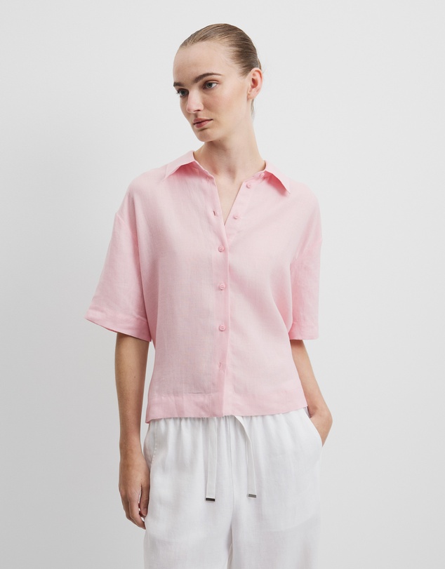 Country Road - Organically Grown Linen Short Sleeve Shirt