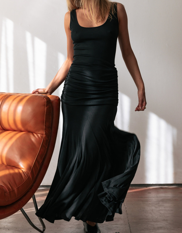 Style Addict - Rue Ruched Tank Dress