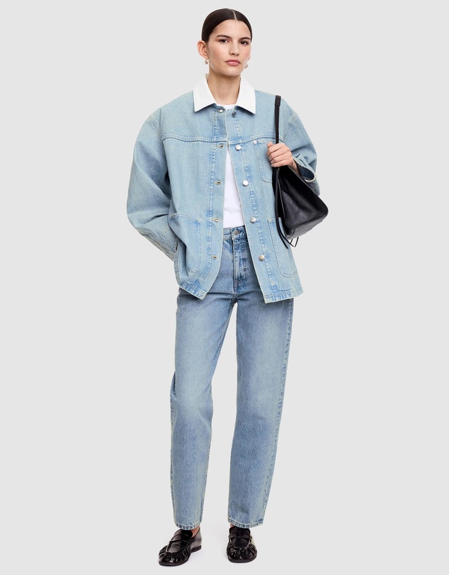ARKET - Corduroy-Collar Denim Jacket