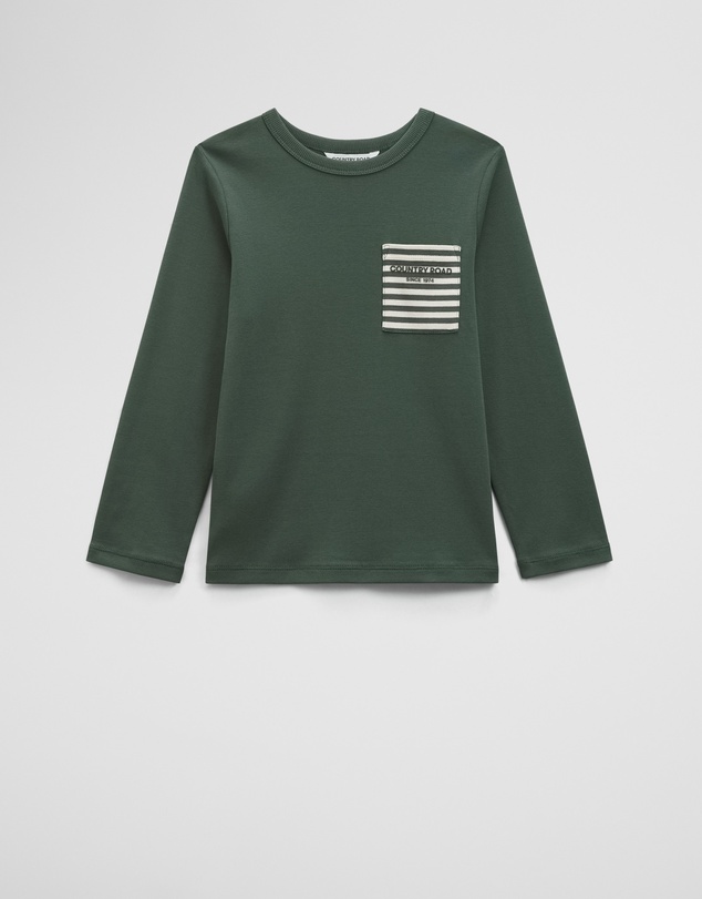 Country Road - Cotton Long Sleeve Pocket T-shirt