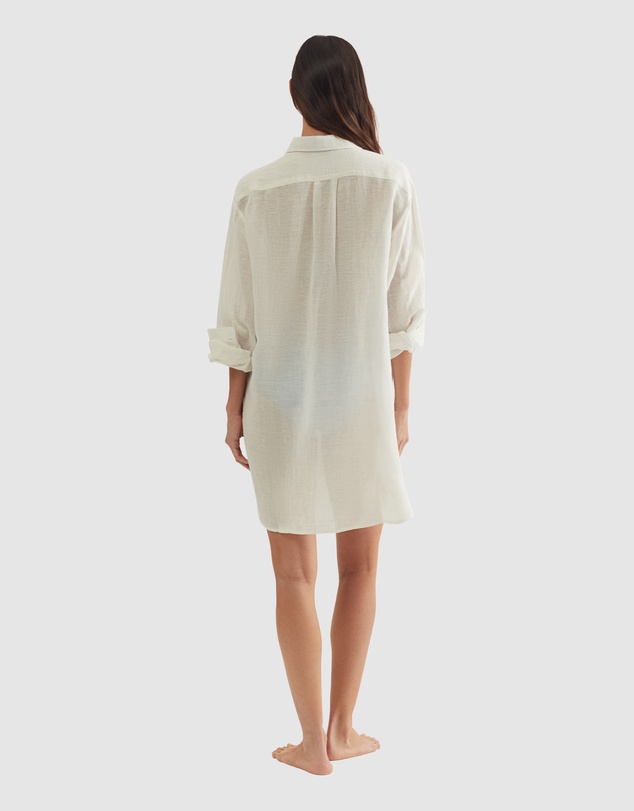 Polo Ralph Lauren - Organic Cotton & Linen Oversized Beach Shirt