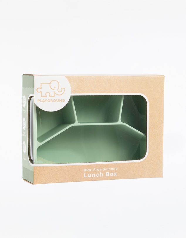 Playground - Silicone Lunch Box- Large- Light Sage