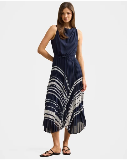 Forever New - Addie Pleated Skirt Midi Dress