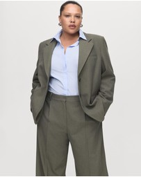 M.N.G - Pleated Straight-Leg Suit Trousers