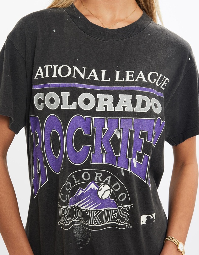 Vintage by The Real Deal - Pre Loved - Vintage 90s MLB Colorado Rockies Tee
