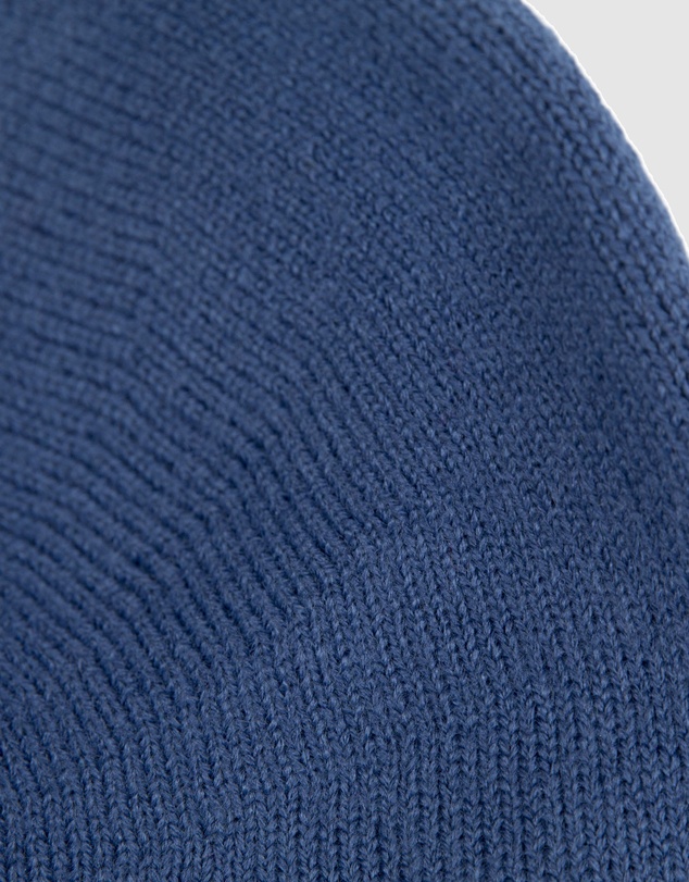 Max Alexander - European Made Blue Soft Wool Beret
