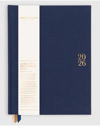 Bespoke Letterpress - 2026 Business Planner - Midnight