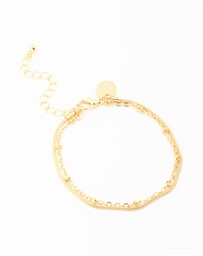 Lovisa - Gold Plated Ball Layered Bracelet