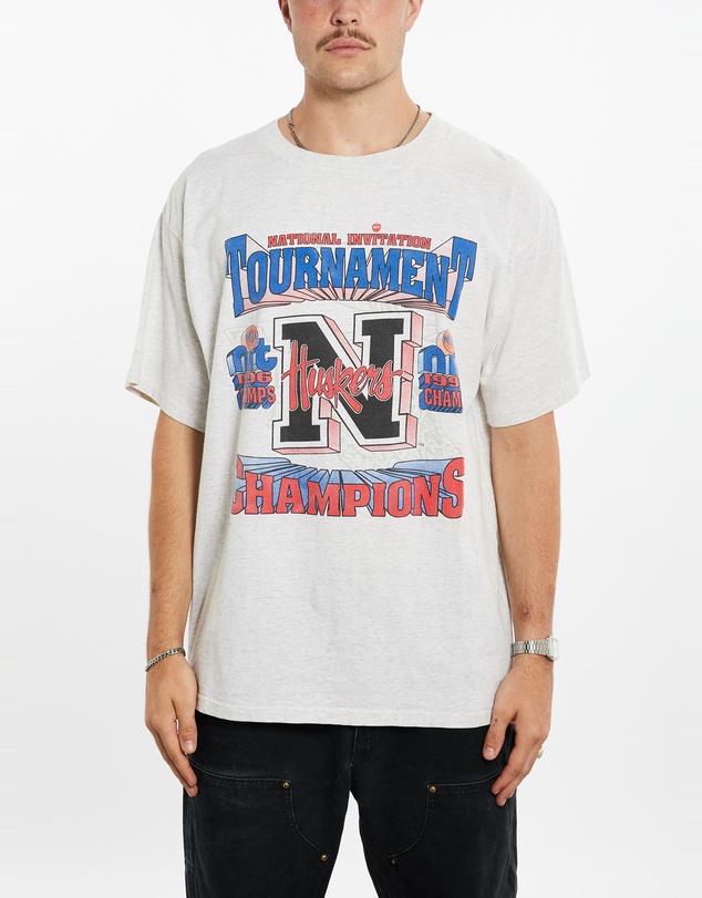 Vintage by The Real Deal - Pre Loved - 1996 NCAA University of Nebraska Huskers Tee