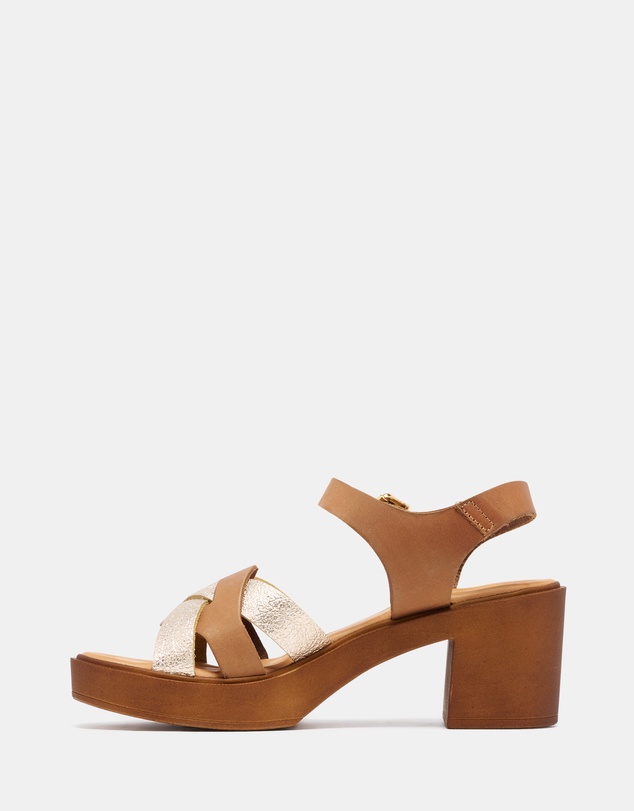 BioNatura - Verna Leather Platform Heels
