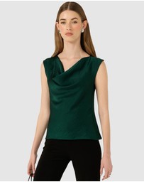 SACHA DRAKE - Luxe Cowl Bias Top