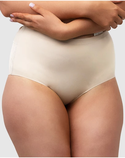 Naturana - High Waist Shapewear Brief With Lace
