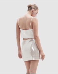 UNISON - Sequin Mini Skirt