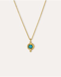 Ottoman Hands - December Birthstone Pendant Necklace