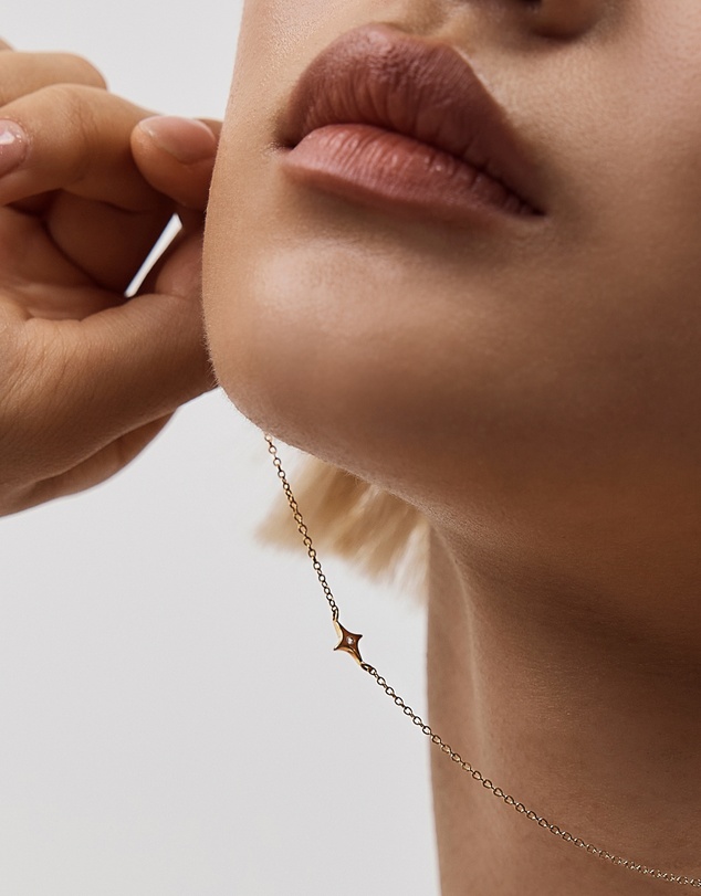 SAINT VALENTINE - Starburst Necklace - Gold